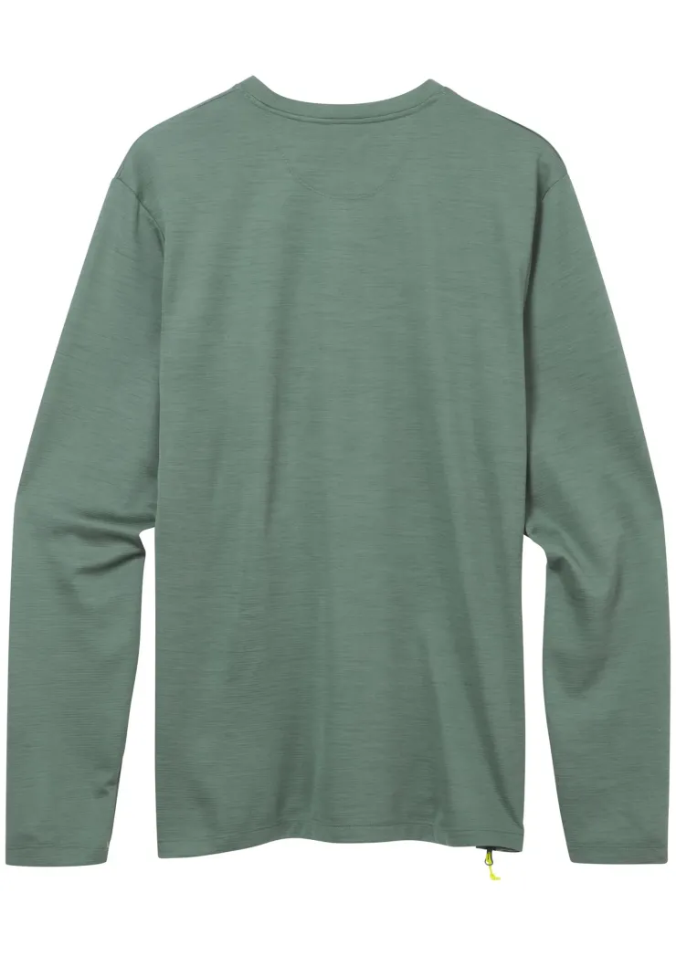 Fleece & Mid Layer-Rab Mens Staden Crew - Sage