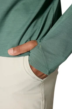 Fleece & Mid Layer-Rab Mens Staden Crew - Sage
