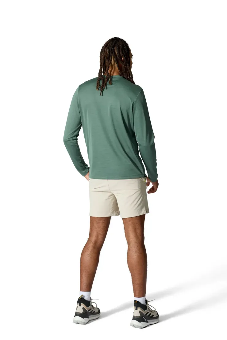 Fleece & Mid Layer-Rab Mens Staden Crew - Sage