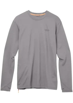 Fleece & Mid Layer-Rab Mens Staden Crew - Zinc