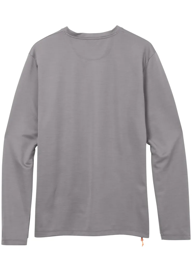 Fleece & Mid Layer-Rab Mens Staden Crew - Zinc
