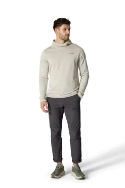 Fleece & Mid Layer-Rab Mens Staden Hoody - Pebble