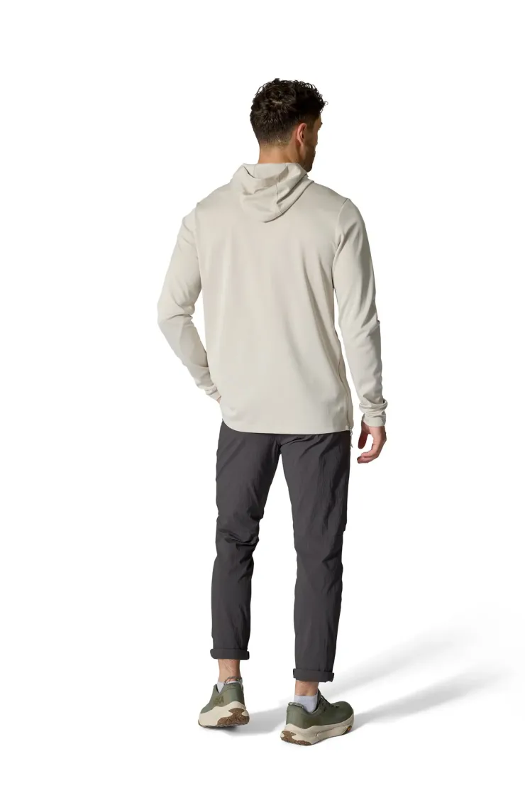Fleece & Mid Layer-Rab Mens Staden Hoody - Pebble