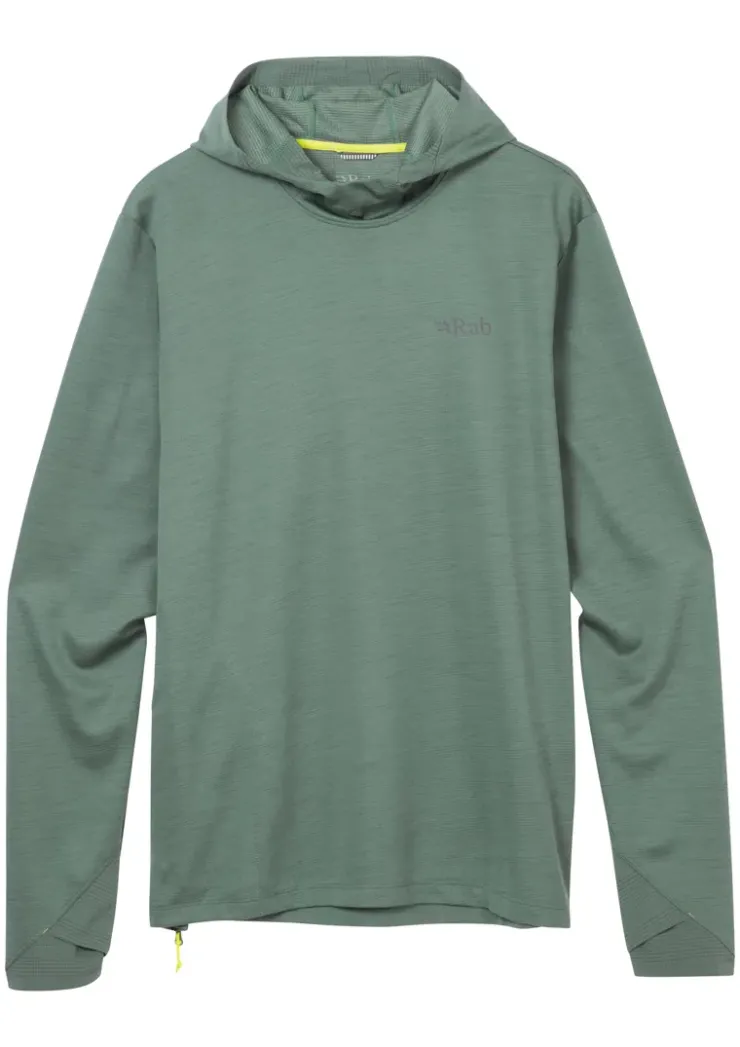 Fleece & Mid Layer-Rab Mens Staden Hoody - Sage