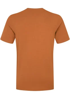 T-Shirts & Baselayers-Rab Mens Stance Alpine Peak Tee - Red Earth