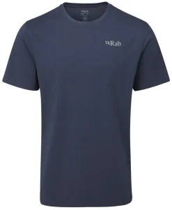 T-Shirts & Baselayers-Rab Mens Stance Axe Tee - Deep Ink