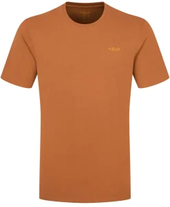 T-Shirts & Baselayers-Rab Mens Stance Axe Tee - Red Earth