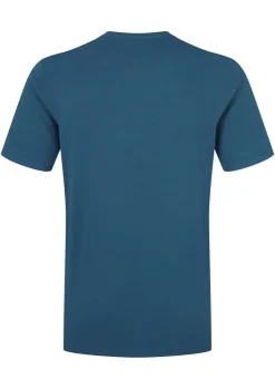T-Shirts & Baselayers-Rab Mens Stance Logo Tee - Tempest Blue