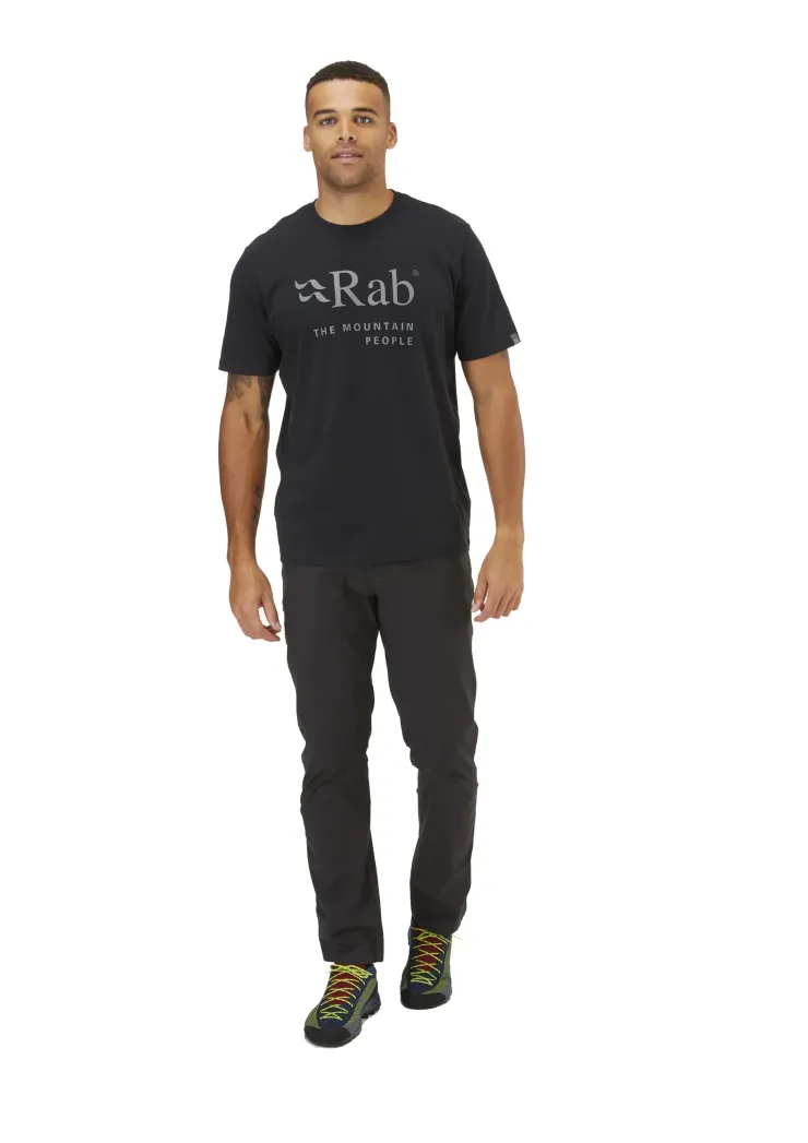 T-Shirts & Baselayers-Rab Mens Stance Mountain Tee - Beluga