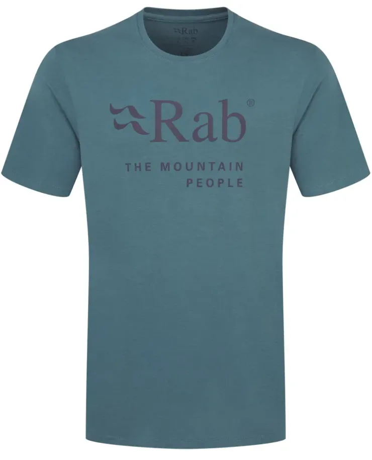 T-Shirts & Baselayers-Rab Mens Stance Mountain Tee - Orion Blue
