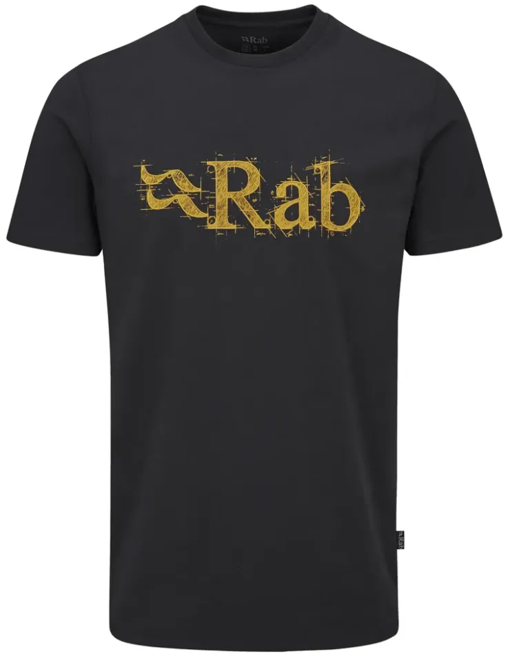 T-Shirts & Baselayers-Rab Mens Stance Tech Sketch Tee - Beluga
