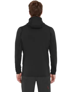 Fleece & Mid Layer-Rab Mens Superflux Hoody - Black