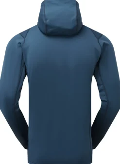 Fleece & Mid Layer-Rab Mens Superflux Hoody - Tempest Blue