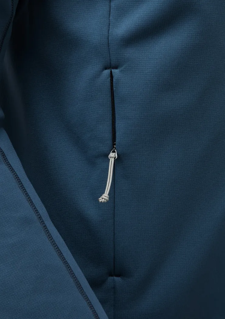 Fleece & Mid Layer-Rab Mens Superflux Hoody - Tempest Blue