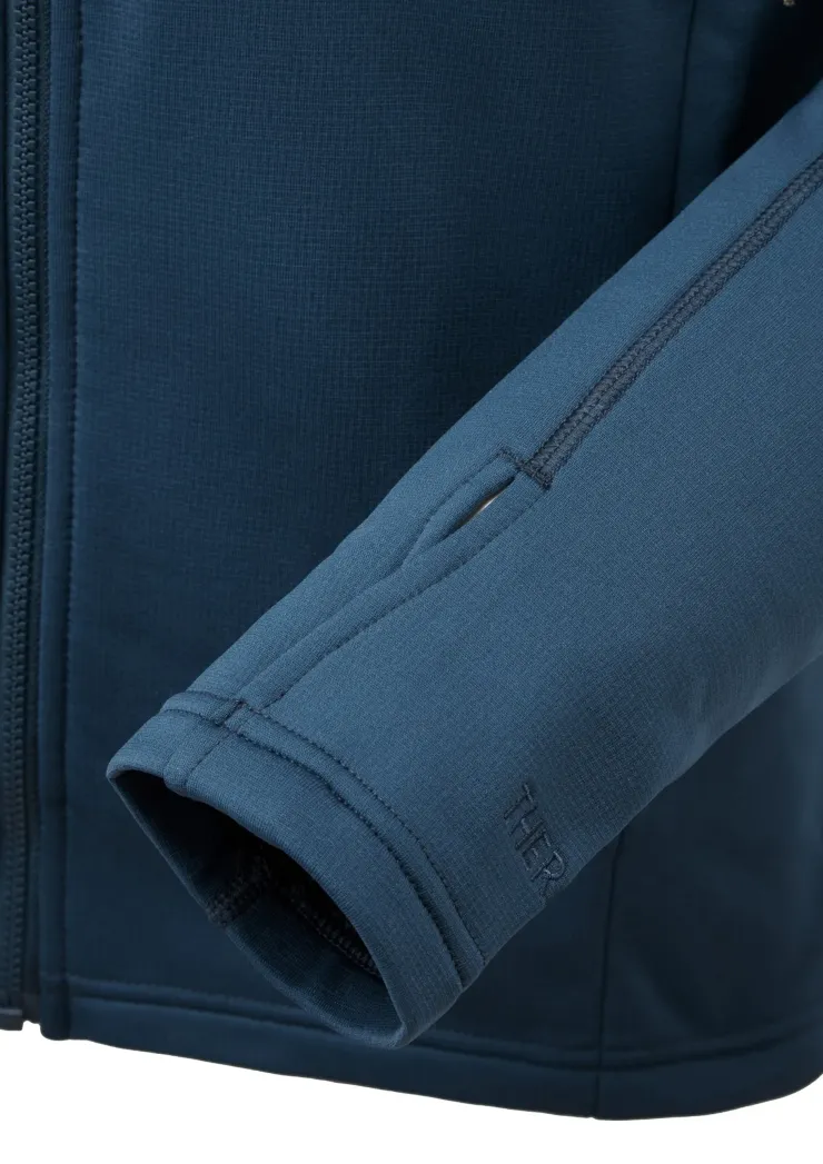 Fleece & Mid Layer-Rab Mens Superflux Hoody - Tempest Blue