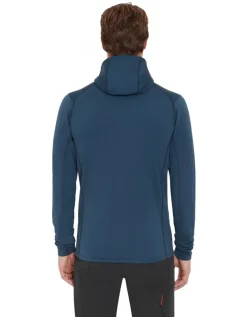 Fleece & Mid Layer-Rab Mens Superflux Hoody - Tempest Blue