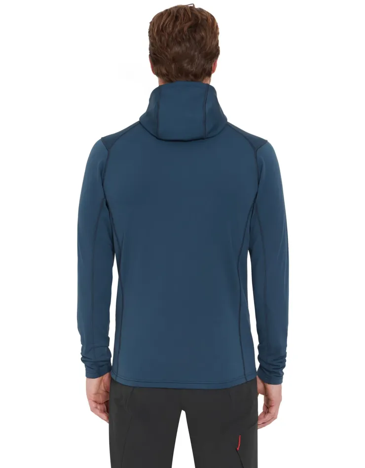 Fleece & Mid Layer-Rab Mens Superflux Hoody - Tempest Blue