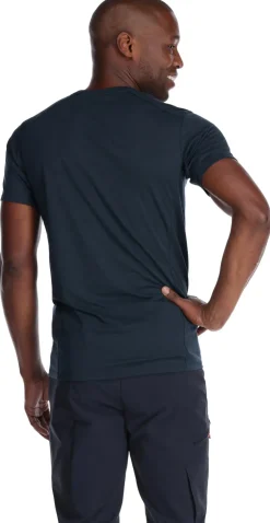 T-Shirts & Baselayers-Rab Mens Syncrino Base Tee - Beluga