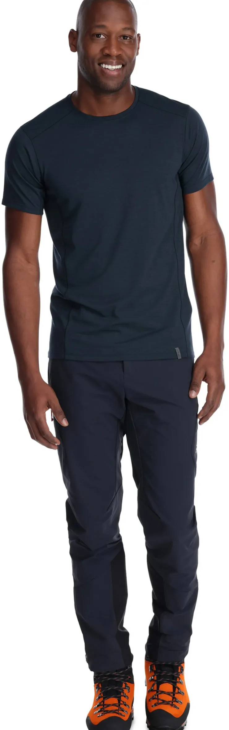 T-Shirts & Baselayers-Rab Mens Syncrino Base Tee - Beluga