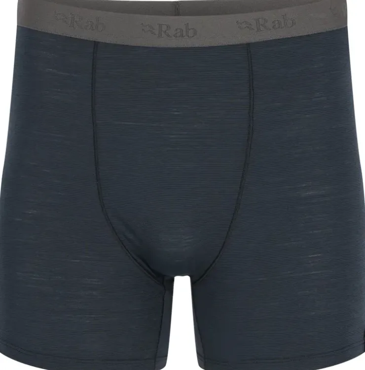 Underwear-Rab Mens Syncrino Boxers - Beluga