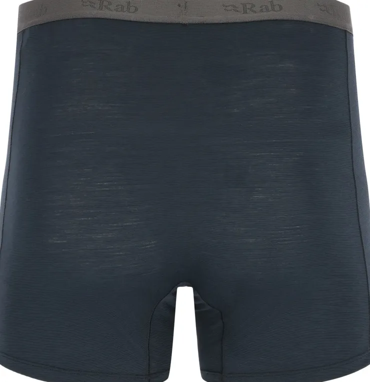 Underwear-Rab Mens Syncrino Boxers - Beluga