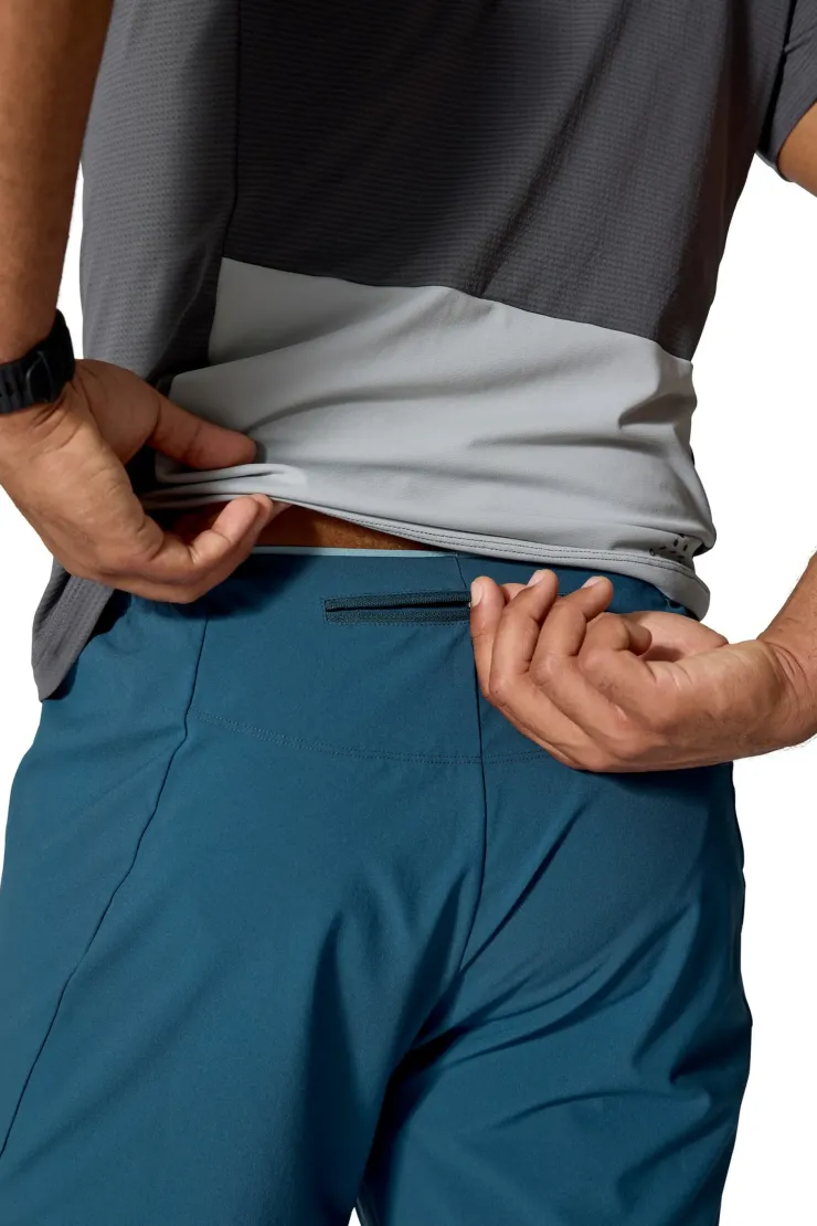 Shorts-Rab Mens Talus Active Shorts - Tempest Blue
