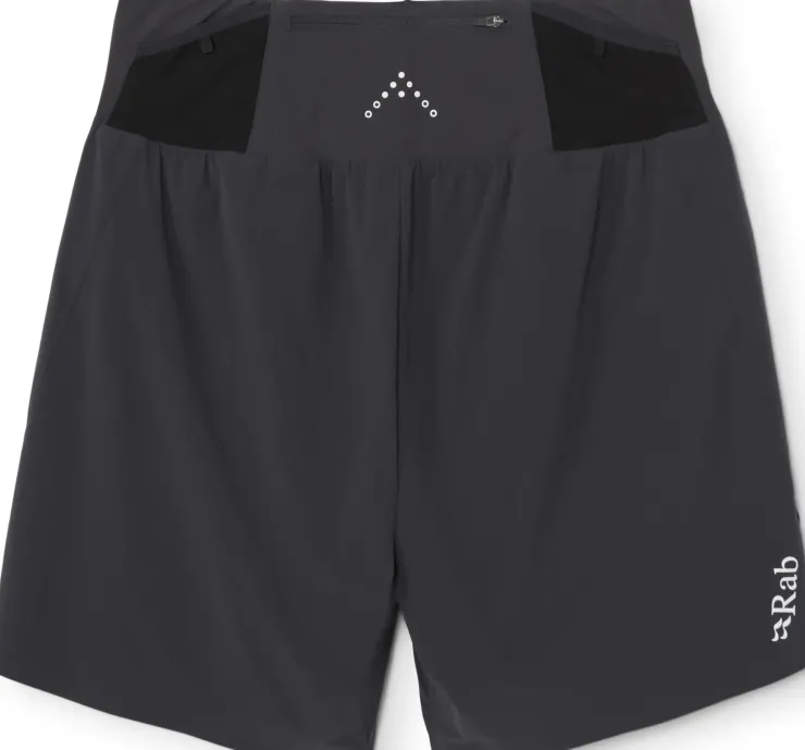 Shorts-Rab Mens Talus 2 in 1 Shorts - Ebony