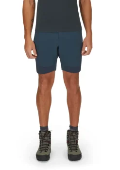 Shorts-Rab Mens Torque Mountain Shorts - Tempest Blue-Deep Ink