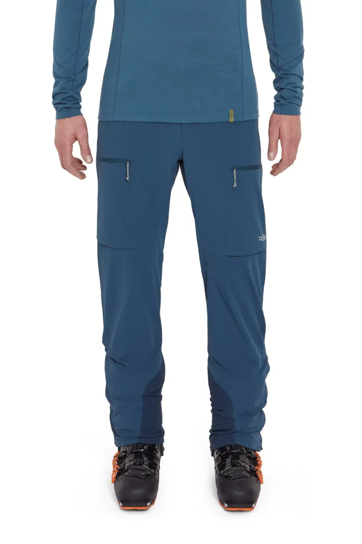 Trousers & Leg Wear-Rab Mens Tour Pants - Tempest Blue