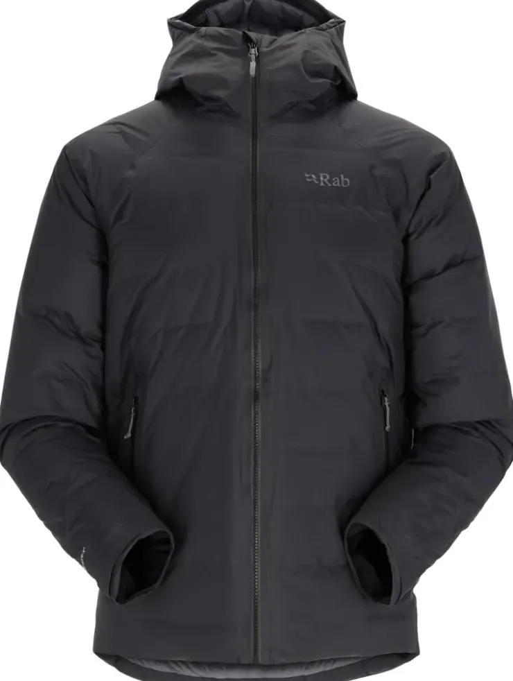 Insulated Jackets-Rab Mens Valiance Jacket - Black
