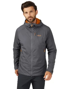Softshell Jackets-Rab Mens Vapour-Rise Summit Jacket - Graphene