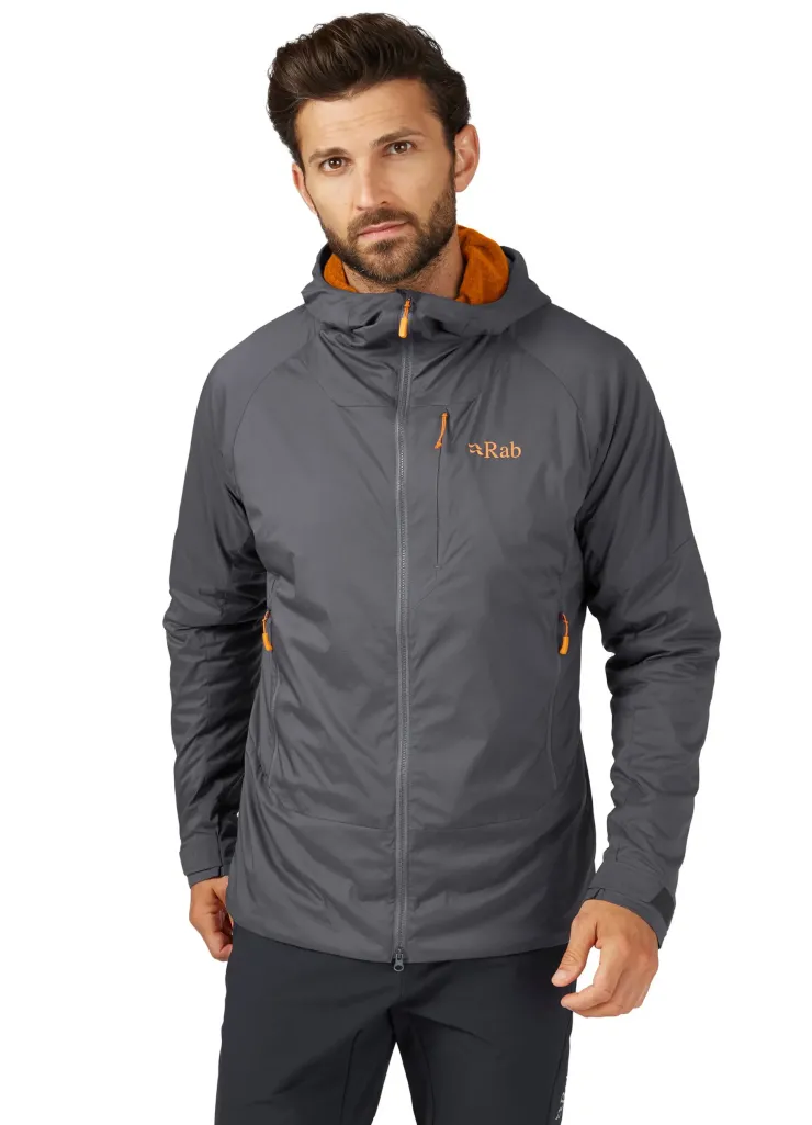 Softshell Jackets-Rab Mens Vapour-Rise Summit Jacket - Graphene