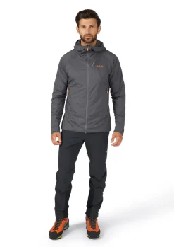 Softshell Jackets-Rab Mens Vapour-Rise Summit Jacket - Graphene