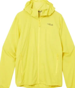 Windshirts-Rab Mens Windgather Hoody - Pollen