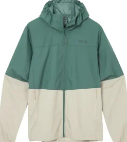 Windshirts-Rab Mens Windgather Hoody - Sage-Pebble