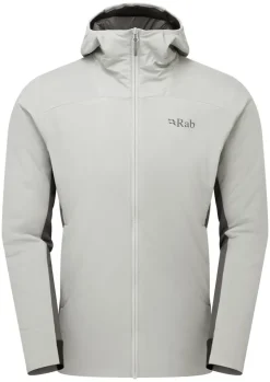 Insulated Jackets-Rab Mens Xenair Alpine Flex Jacket - Light Zinc