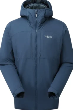 Insulated Jackets-Rab Mens Xenair Alpine Jacket - Tempest Blue