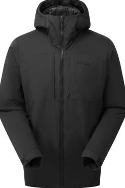 Insulated Jackets-Rab Mens Xenair Alpine Jacket - Black-Black