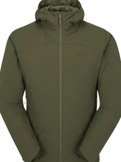 Insulated Jackets-Rab Mens Xenair Alpine Light Jacket - Olive-Olive