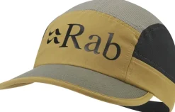 Hats-Rab Momentum 5 Panel Cap - Footprint-Light Khaki