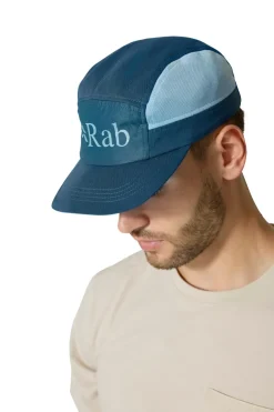 Hats-Rab Momentum 5 Panel Cap - Tempest Blue-Orion Blue-Citadel