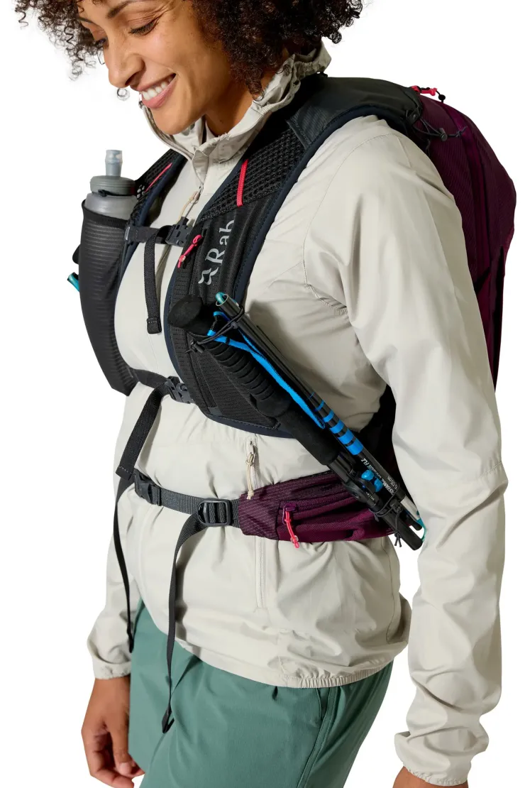 Fast & Light Rucksacks And Vests-Rab Nitron 18 Rucksack - Mulberry