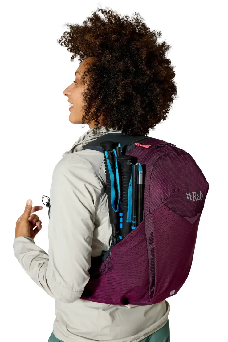 Fast & Light Rucksacks And Vests-Rab Nitron 18 Rucksack - Mulberry