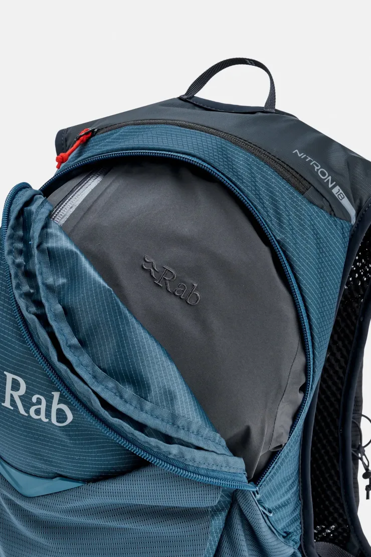 Fast & Light Rucksacks And Vests-Rab Nitron 18 Rucksack - Orion Blue - M