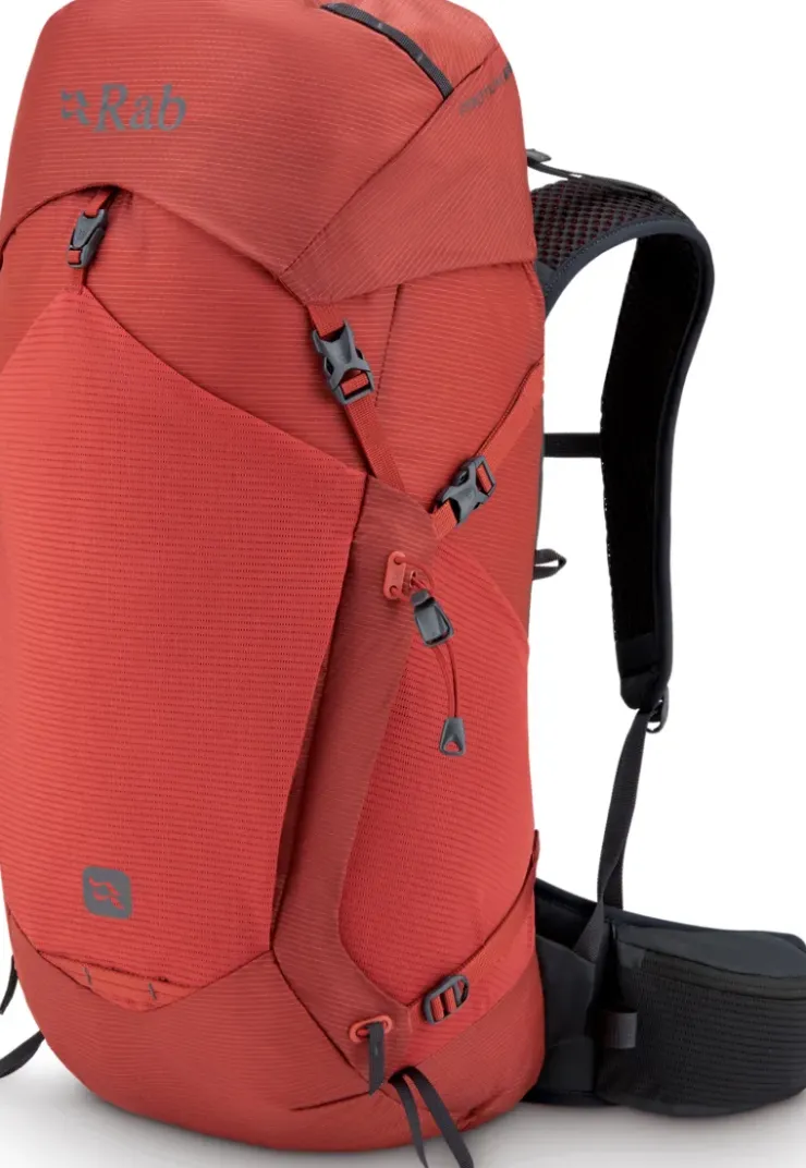 Backpacking Packs-Rab Protium 35 Rucksack - Tuscan Red