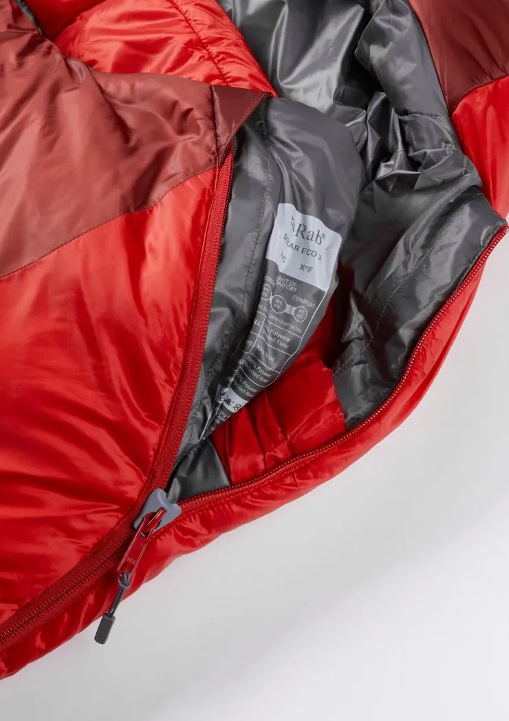 Backpacking & Lightweight Sleeping Bags-Rab Solar Eco 3 Sleeping Bag - Long Wide