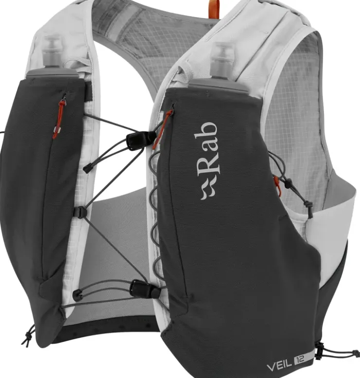 Fast & Light Rucksacks And Vests-Rab Veil 12 Running Vest - Gargoyle-Graphene