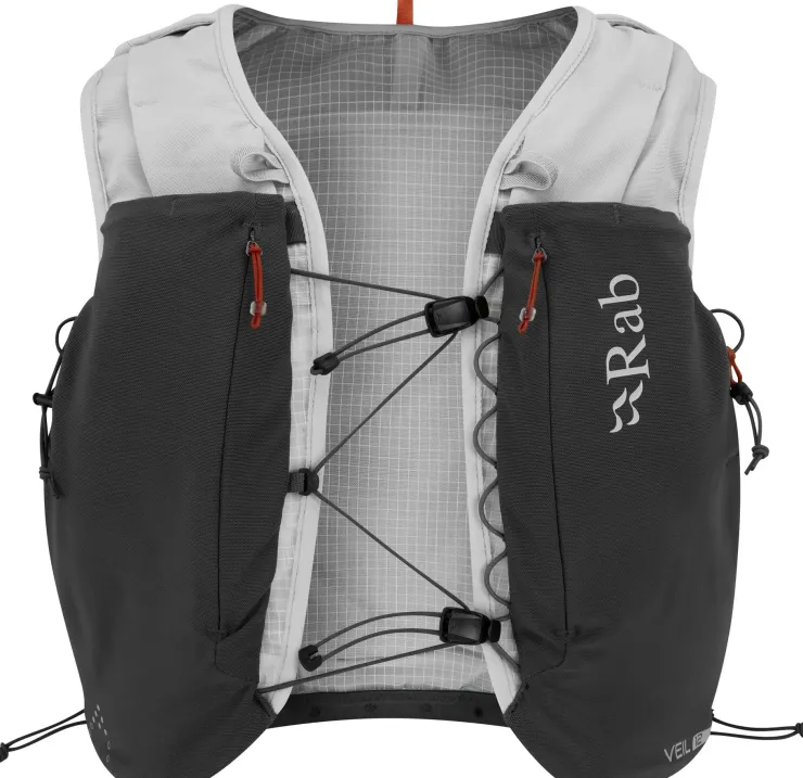 Fast & Light Rucksacks And Vests-Rab Veil 12 Running Vest - Gargoyle-Graphene
