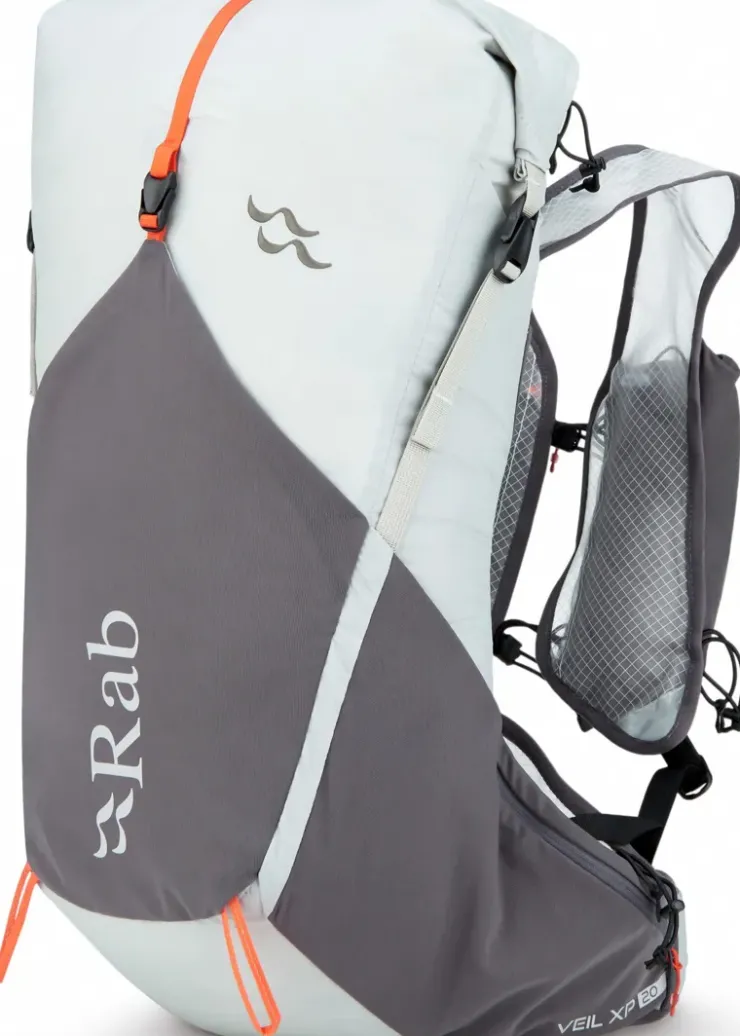 Fast & Light Rucksacks And Vests-Rab Veil XP 20 Waterproof Rucksack - Pewter-Graphene