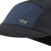 Hats-Rab Vista 5 Panel Cap - Ebony-Tempest Blue